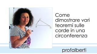 Teoremi sulle corde di una circonferenza [upl. by Treblih]