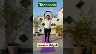 Tadasana Yoga Pose  Yoga for increasing Height  Palm Tree Pose  The Art of Balance shortsyoga [upl. by Grantland]