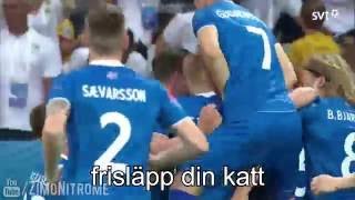 Island vs England  Svensk text [upl. by Drake627]