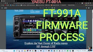 YAESU FT991A Firmware Process 2022 [upl. by Vitia]