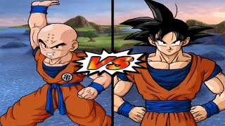 Krillin vs Goku Budokai Tenkaichi 4 [upl. by Meean]