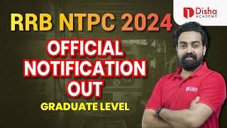 RRB NTPC 2024 OFFICIAL NOTIFICATION OUT Graduate Level Posts Vacancy Details in Malayalam [upl. by Inigo]