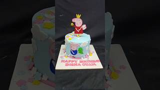 Peppa pig cake peppa pig theme cake birthday cake design cake customized cake [upl. by Neirad88]