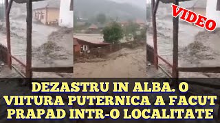 Viitura puternica in Ocolis Alba Zeci de case inundate Inundatiile au facut prapad [upl. by Scotney]