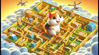 Hamster Escapes Amazing Maze  Fun Adventure Song for Kids [upl. by Ahsiel]