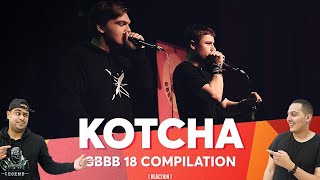 KOTCHA  Grand Beatbox Battle 2018 Compilation  REACTION [upl. by Euqinu47]