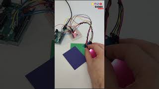 color detection with TCS3200 and Arduino [upl. by Hgielrak]