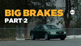 A Huge Issue with the S4 Brembos…  Installing Big Brakes Part 2 [upl. by Nyrrat546]