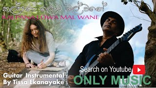 Kalpana lowa Mal Wane Only Music  Instrumental  Guitar by Tissa Ekanayake [upl. by Loveridge]