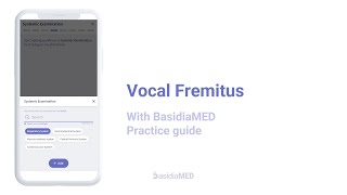 Vocal Fremitus  BasidiaMED Practice [upl. by Bravin]