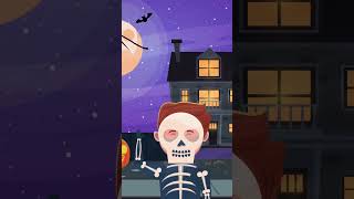 🎉 Shake Your Bones The Spooky Skeleton Dance Party halloween fypシ゚viral kids kidsvideo music [upl. by Dilks]