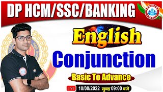 Conjunction In English Grammar  DP HCM English  English For SSC Exam  English For Bank Exams [upl. by Yanffit]