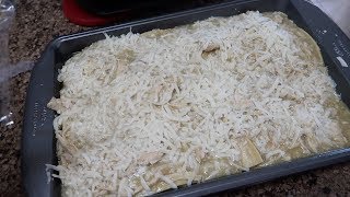 How To Salsa Verde Chicken Enchilada Casserole [upl. by Domonic408]