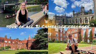 Tour of all 31 Cambridge colleges in ONE day challenge [upl. by Okihcas79]