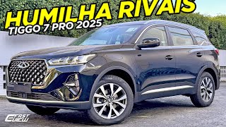 NOVO CAOA CHERY TIGGO 7 PRO MAX DRIVE 2025 SUPERA COMPASS TAOS E C CROSS SENDO BARATO E EQUIPADO [upl. by Soalokin]