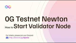 How to start your validator node 0G testnet Newton [upl. by Kotto299]