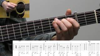 Cherokee Shuffle  Intermediate Bluegrass Guitar Lesson With Tab [upl. by Bible]