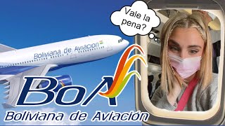 Como es VOLAR con BOLIVIANA de AVIACIÓN [upl. by Geier]