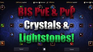 2024 BIS PvE amp PvP Crystals amp Lightstones Guide  Black Desert Online [upl. by Adeline585]