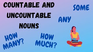 Countable and Uncountable Nouns  Sustantivos contables e incontables en inglés [upl. by Hake]