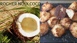 Recette Rocher Noix Coco  facile et rapide [upl. by Emlen798]