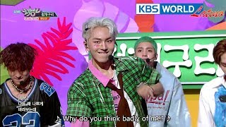 PENTAGON  Naughty Boy  펜타곤  청개구리 Music Bank COMEBACK  20180914 [upl. by Bertram]