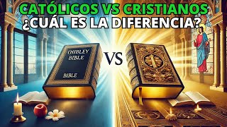 Católicos vs Cristianos ¿Cuál es la diferencia  La BIBLIA Lo Explica [upl. by Hnaht]