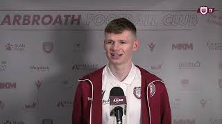 Arbroath 1  1 Inverness Caledonian Thistle  Adam Mackinnon  Post Match Interview [upl. by Alyled]