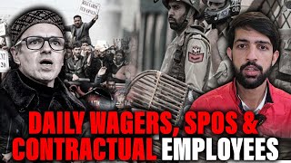 Daily Wagers SPOs amp Contractual Employees of JampK  Omar Abdullah  JampK  NDA Govt jammukashmir [upl. by Dawkins]