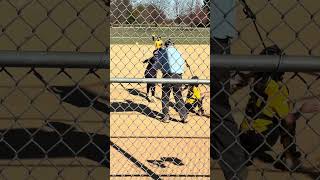 12U Girls Travel Fast Pitch Softball End of the Season Tournament Play Single Grounder softball [upl. by Amethist343]