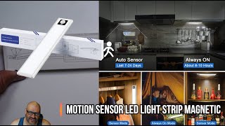 Motion Sensor LED Light Strip Magnetic [upl. by Devan663]