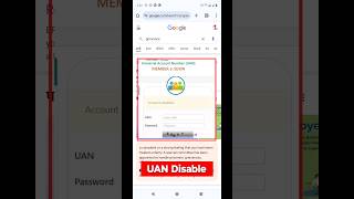 uan disabled problem  uan deactivate kaise kare  epfo on disabled uan [upl. by Yawnoc]