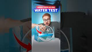 Infinix note 40 pro 5g water test [upl. by Hametaf]