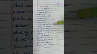 levitating song lyrics music veershi veeshilyrics englishsongs lyrics handwriting levitating [upl. by Dani113]