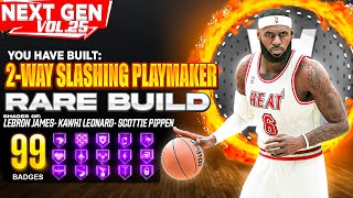 BEST 2WAY SLASHING PLAYMAKER BUILD ON NBA 2K22 NEXT GEN RARE BUILD SERIES VOL 26 [upl. by Kermie]