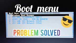 How To Fix Boot Menu  Problem Solved  Lenovo laptop [upl. by Drarehs]