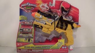 Deluxe Dino Charge Morpher Review Power Rangers Dino Charge [upl. by Nylkcaj679]