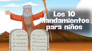 Los 10 Mandamientos para niños l Historias Bíblicas l Biblia Tube Kids [upl. by Suicul]