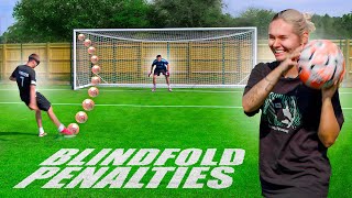 BLINDFOLDED PENALTIES VS TALIA amp DANNY AARONS [upl. by Adnoek]