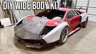 We Built A 1 of 1 Custom Wide Body Kit For My Lamborghini Murcielago [upl. by Nyrac644]