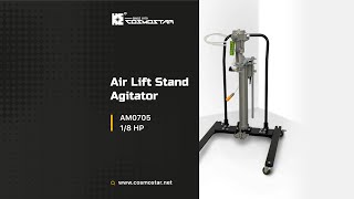 Cosmostar AM0705 18 HP Air Lift Stand Agitator Portable [upl. by Harifaz578]