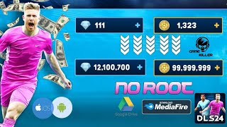 DLS 24 Hack Unlimited Coin amp All Player Max  New Trick for unlimited money and gems 💎 [upl. by Lig]