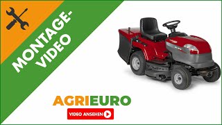 Agrieuro Montagevideo Rasentraktor Castelgarden XDC 160 HD  Hydrostatgetriebe  Fangkorb [upl. by Ariaet]