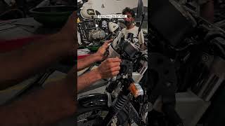 Continental GT 650 Flyscreen Installation gt650 continentalgt650 youtuber ytshorts [upl. by Ynneh999]