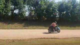 80cc moped top speed run [upl. by Upton]