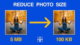 How to reduce photo size in kb  Compress photo size in Android [upl. by Hallvard]