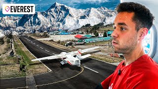 EL AEROPUERTO MÁS PELIGROSO DEL MUNDO PARA IR AL EVEREST  TheGrefg [upl. by Ilecara676]