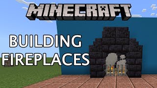 Building fireplaces in Minecraft [upl. by Ela]