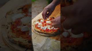 Pizza Making With Master woodfiredoven food pizzamaking pizzalover shorts [upl. by Ekard]