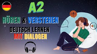 Deutsch lernen mit Dialogen A2 [upl. by Arlon146]